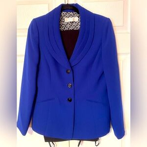 Tahari royal blue pantsuit